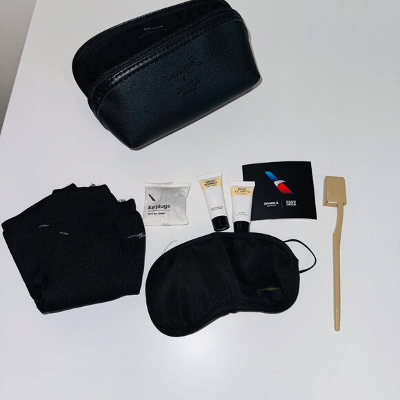 Shinola Detroit Flagship American Airlines Business Class Amenity Kit with Pouch - Picture 2 of 3